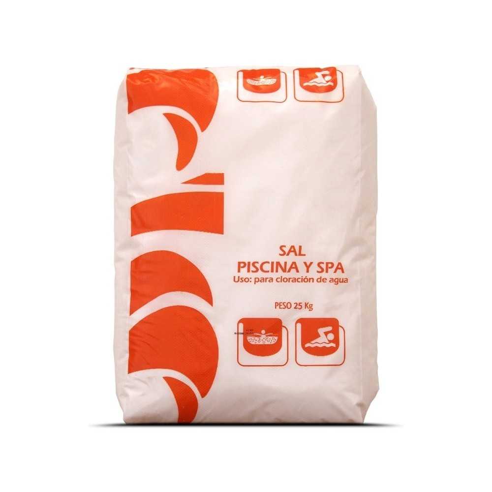 Sal especial piscinas y spas saco 25 kg.