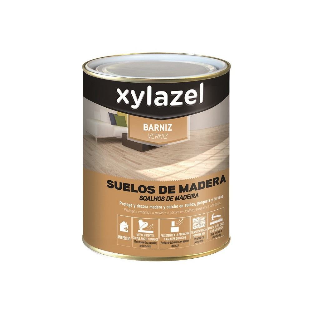 Barniz suelos de madera Xylazel 750 ml.