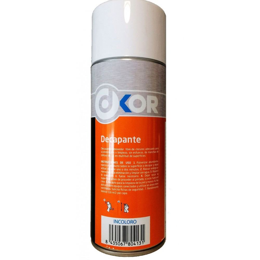 Quitapinturas Decapante Dkor spray 400 ml.