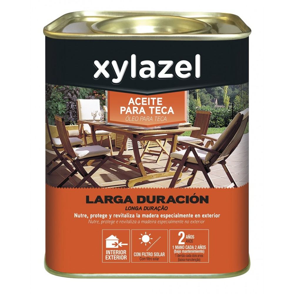 Aceite para Teca Xylazel larga duración 5 lt.