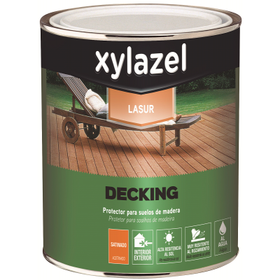 Lasur Xylazel Decking protector suelos al agua