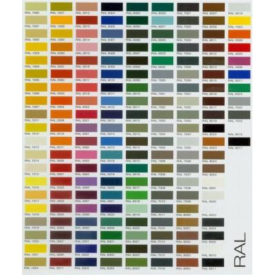 Colores disponibles pintura plástica creacolor mate