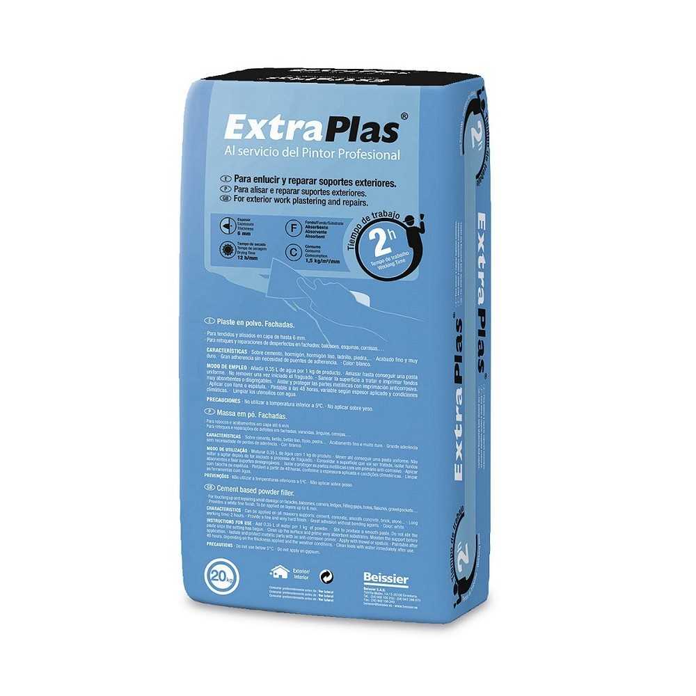 PLASTE EN POLVO EXTRAPLAS CUBRE-GOTELÉ 5KG de Beissier en plastes…