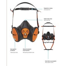 Mascarilla integrada PCX-710 A1P |compra online|