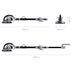 Lijadora para Paredes y Techos Werku 750 W