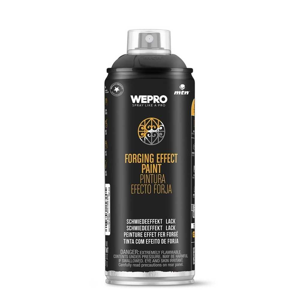 Pintura anticorrosiva efecto forja Wepro spray 400 ml.