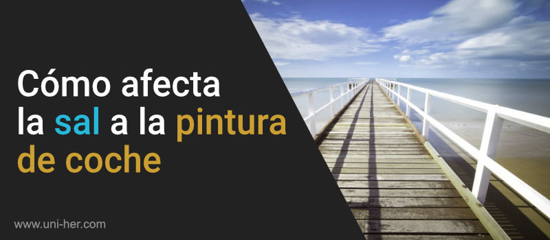 como afecta la sal a la pintura de coche