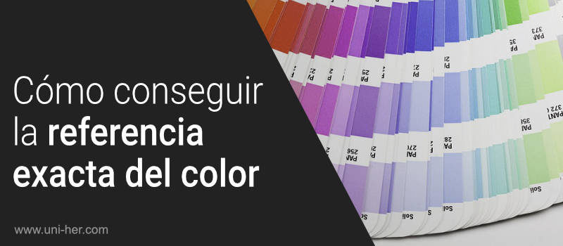 conseguir la referencia exacta del color