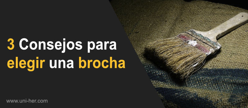 consejos para elegir una brocha