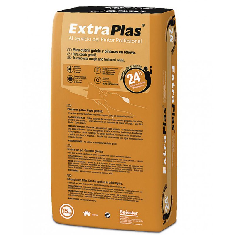 EXTRAPLAS NARANJA SACO 15 KG.