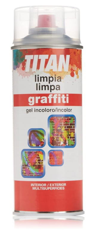LIMPIADOR DE GRAFFITI TITAN SPRAY 400 ML.