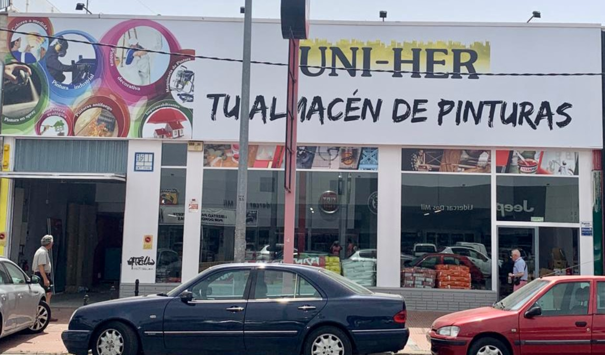 Tienda de pinturas UNI-HER Alcal&aacute; de Henares V&iacute;a Complutense, 108