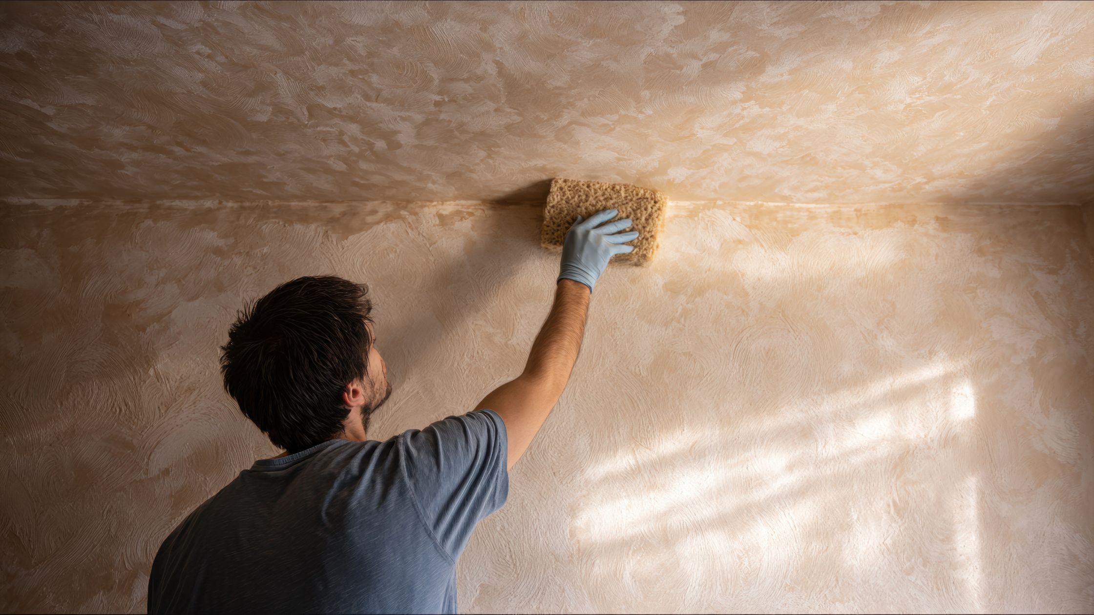 preparaci&oacute;n de superficies antes de pintar mediante limpieza de la pared