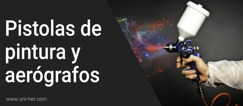 pistolas de pintura y aerografos