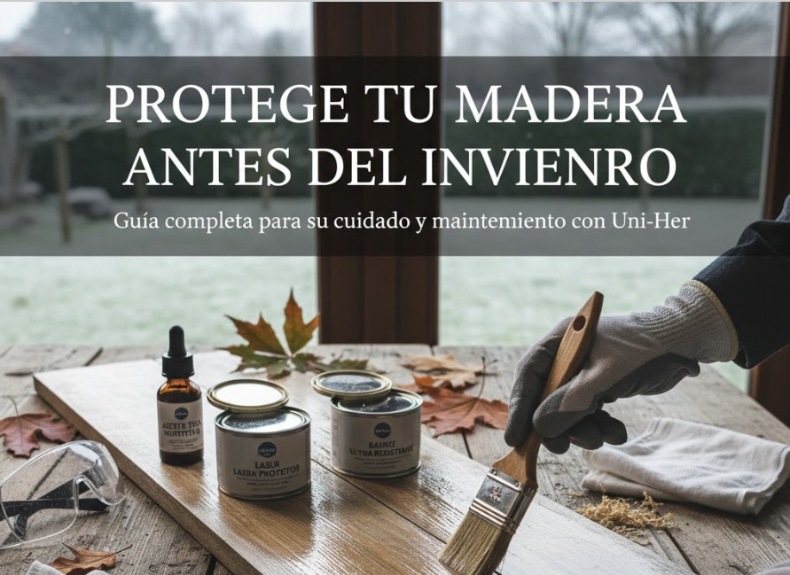 Gu&iacute;a para proteger la madera antes del invierno